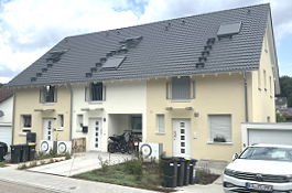 3 Reihenhäuser, Karlsruhe-Hohenwettersbach, Dürrenwettersbacher Strasse 54