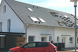4 Reihenhäuser, Karlsruhe-Grünwettersbach, Neuenbürger Strasse 9